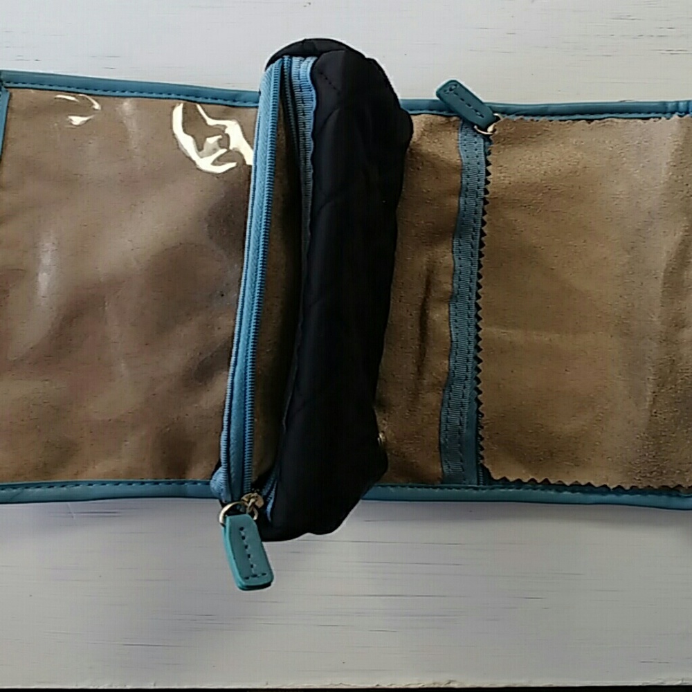 Travel cosmetic bag.